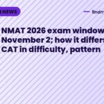 NMAT 2026 exam window opens November 2; how it differs from CAT in difficulty, pattern