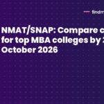 NMAT/SNAP: Compare cutoffs for top MBA colleges by 21 October 2026