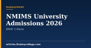 NMIMS University MBA Admissions 2026: NMAT Cutoff & Criteria