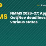 NMMS 2026-27: Apply by Oct/Nov deadlines for various states