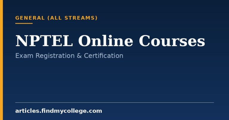 NPTEL Online Courses: Certification Exams & Credit Transfer
