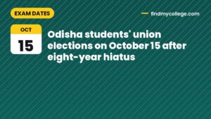Odisha students' union elections on October 15 after eight-year hiatus