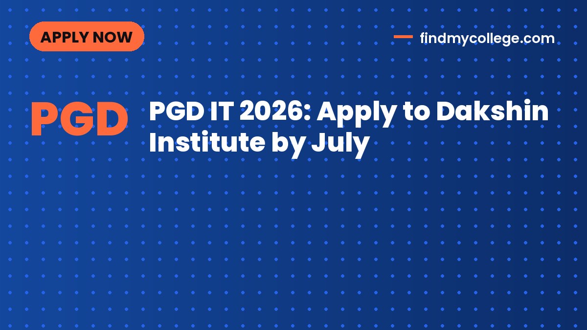 PGD IT 2026: Apply to Dakshin Institute by July