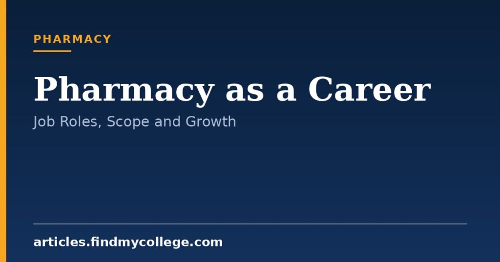 Pharmacy as a Career: Scope, Job Profiles and Industry Demand