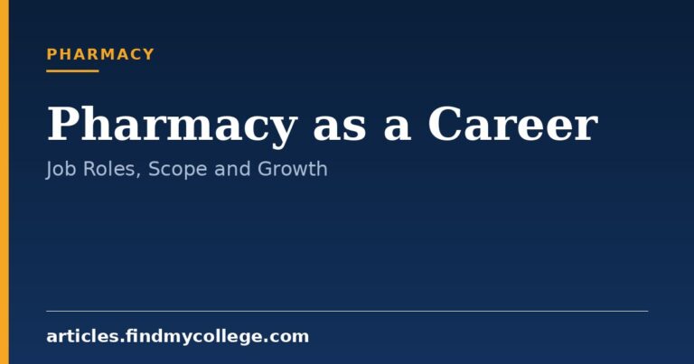 Pharmacy as a Career: Scope, Job Profiles and Industry Demand