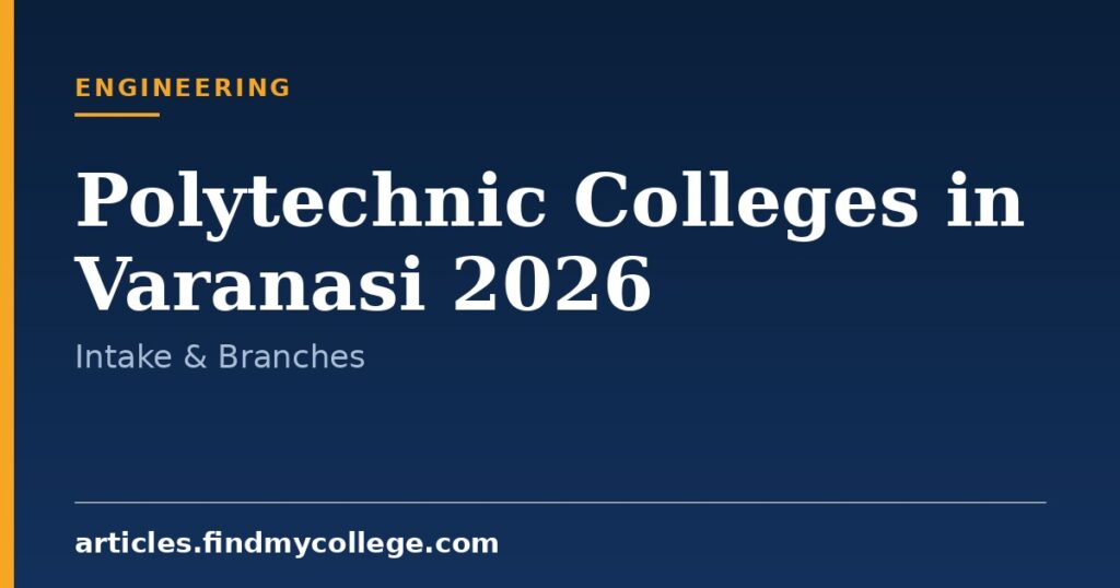 Polytechnic Colleges in Varanasi 2026: Government & Private List