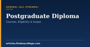 Postgraduate Diploma Courses: Duration, Admission and Scope