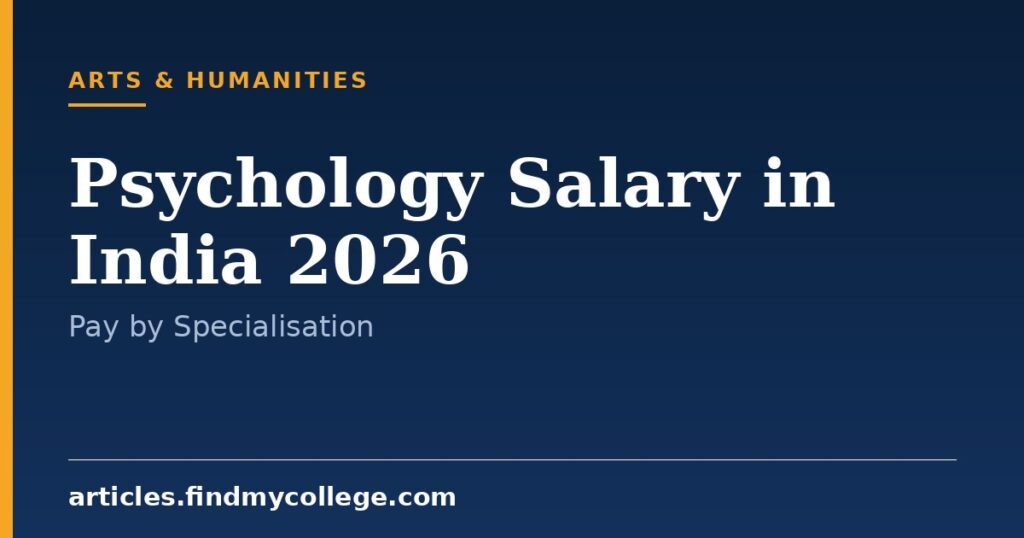 Psychology Salary in India 2026: Monthly Pay and Career Growth