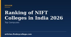 Ranking of NIFT Colleges in India 2026: Official Tier List
