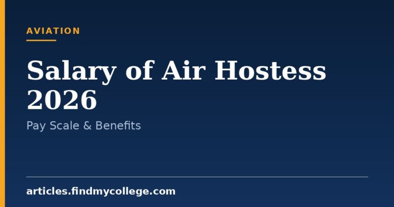 Salary of Air Hostess 2026: Pay Structure, Perks & Career Growth