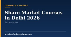 Share Market Courses in Delhi 2026: Top Institutes and Fees