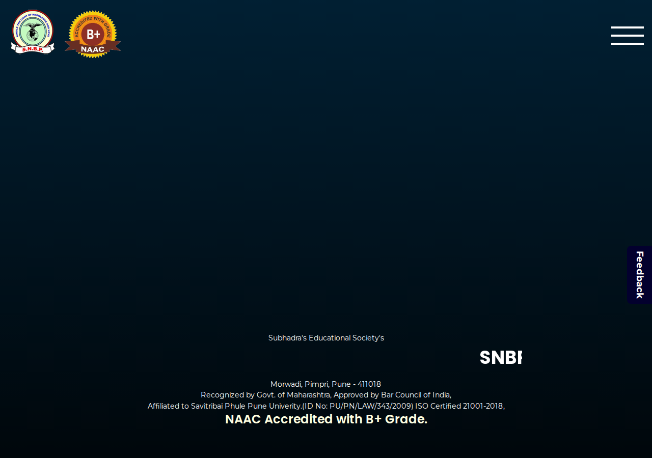 snbplaw.org homepage
