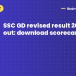 SSC GD revised result 2026 out: download scorecards