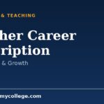 Teacher Career Description: Responsibilities and Job Profile