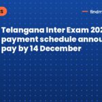 Telangana Inter Exam 2027 fee payment schedule announced: pay by 14 December