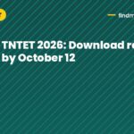 TNTET 2026: Download results by October 12