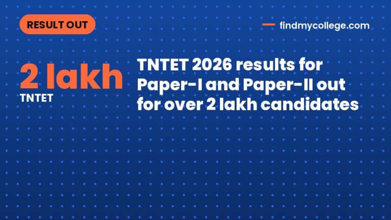 TNTET 2026 results for Paper-I and Paper-II out for over 2 lakh candidates