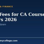 Total Fees for CA Course for 5 Years 2026: Level-Wise Expense