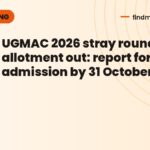 UGMAC 2026 stray round seat allotment out: report for admission by 31 October