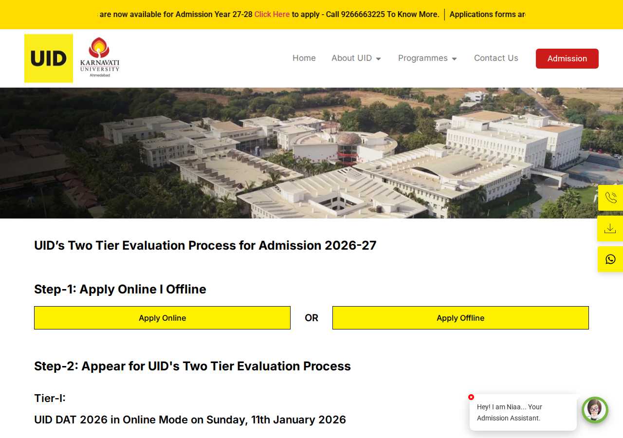 Official notification screenshot