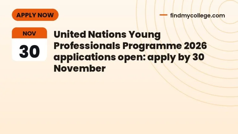 United Nations Young Professionals Programme 2026 applications open ...