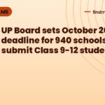 UP Board sets October 26 deadline for 940 schools to submit Class 9-12 student lists