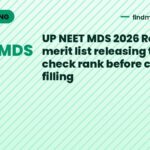 UP NEET MDS 2026 Round 3 merit list releasing today: check rank before choice filling