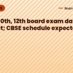 UP, TN 10th, 12th board exam dates 2027 out; CBSE schedule expected soon