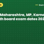UP, TN, Maharashtra, MP, Karnataka 10th, 12th board exam dates 2027 out