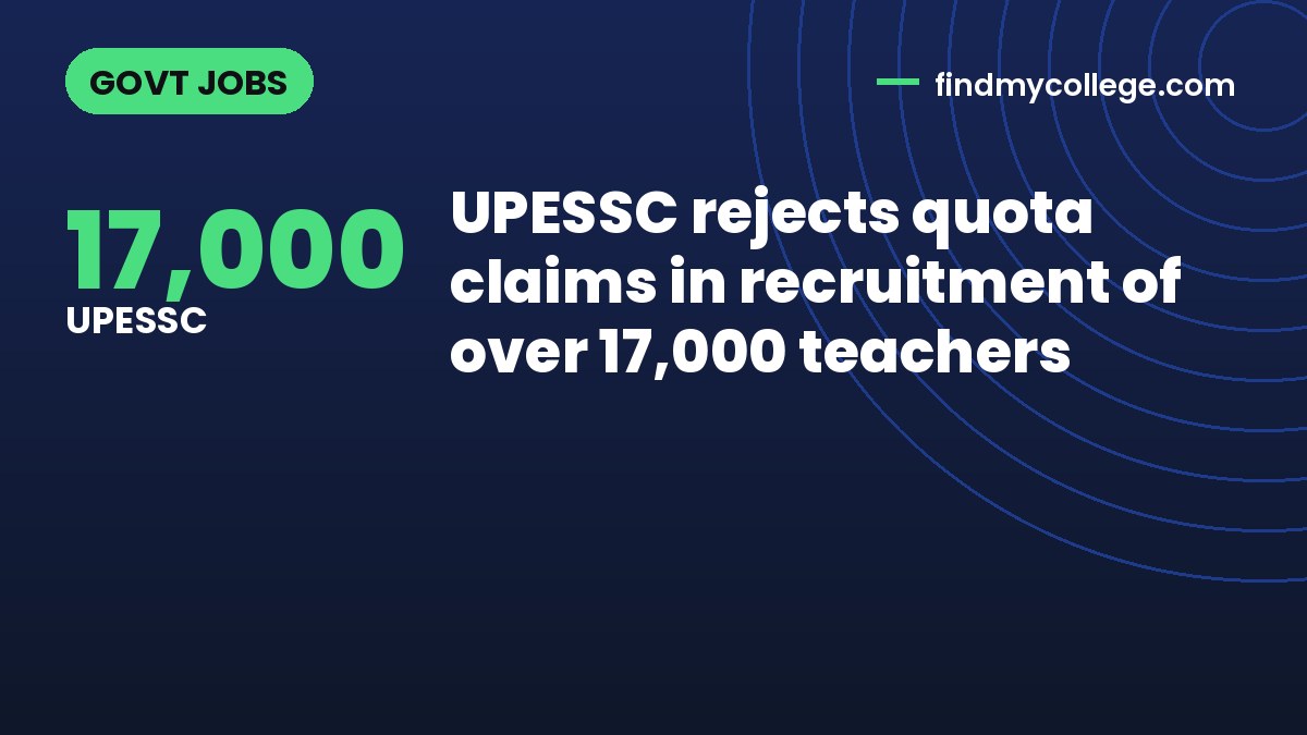 UPESSC rejects quota claims in recruitment of over 17,000 teachers
