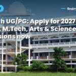 Vel Tech UG/PG: Apply for 2027 B.Tech, M.Tech, Arts & Science admissions now