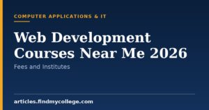 Web Development Courses Near Me 2026: Top Institutes and Fees