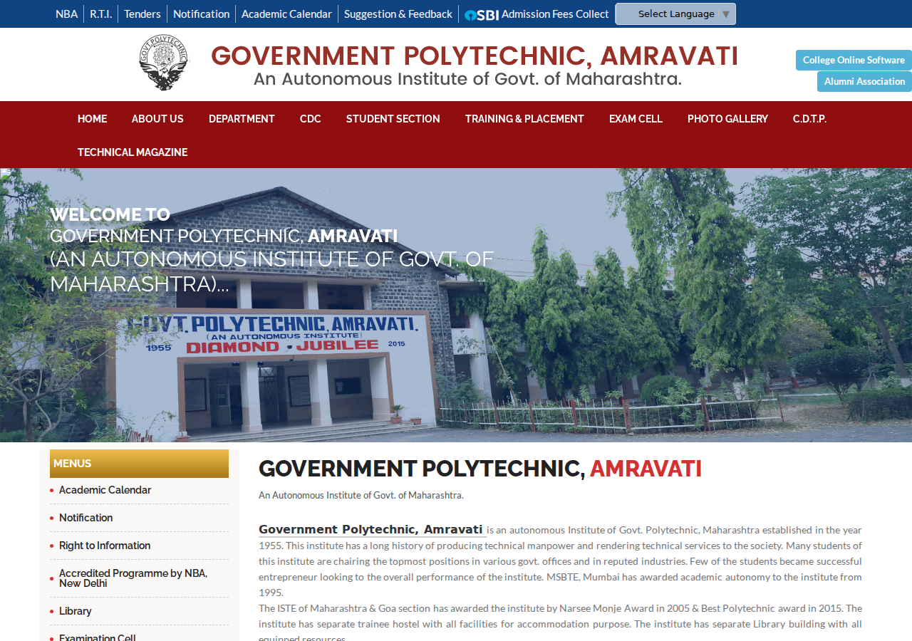 www.gpamravati.ac.in homepage