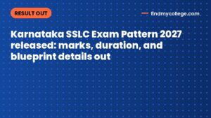 Karnataka SSLC Exam Pattern 2027 released: marks, duration, and blueprint details out
